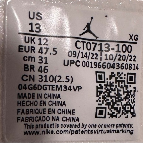 Nike Jordan Crater Slides Coconut Milk, Everyday, Grip, Cushioned, Velcro US 13 - Picture 3 of 15